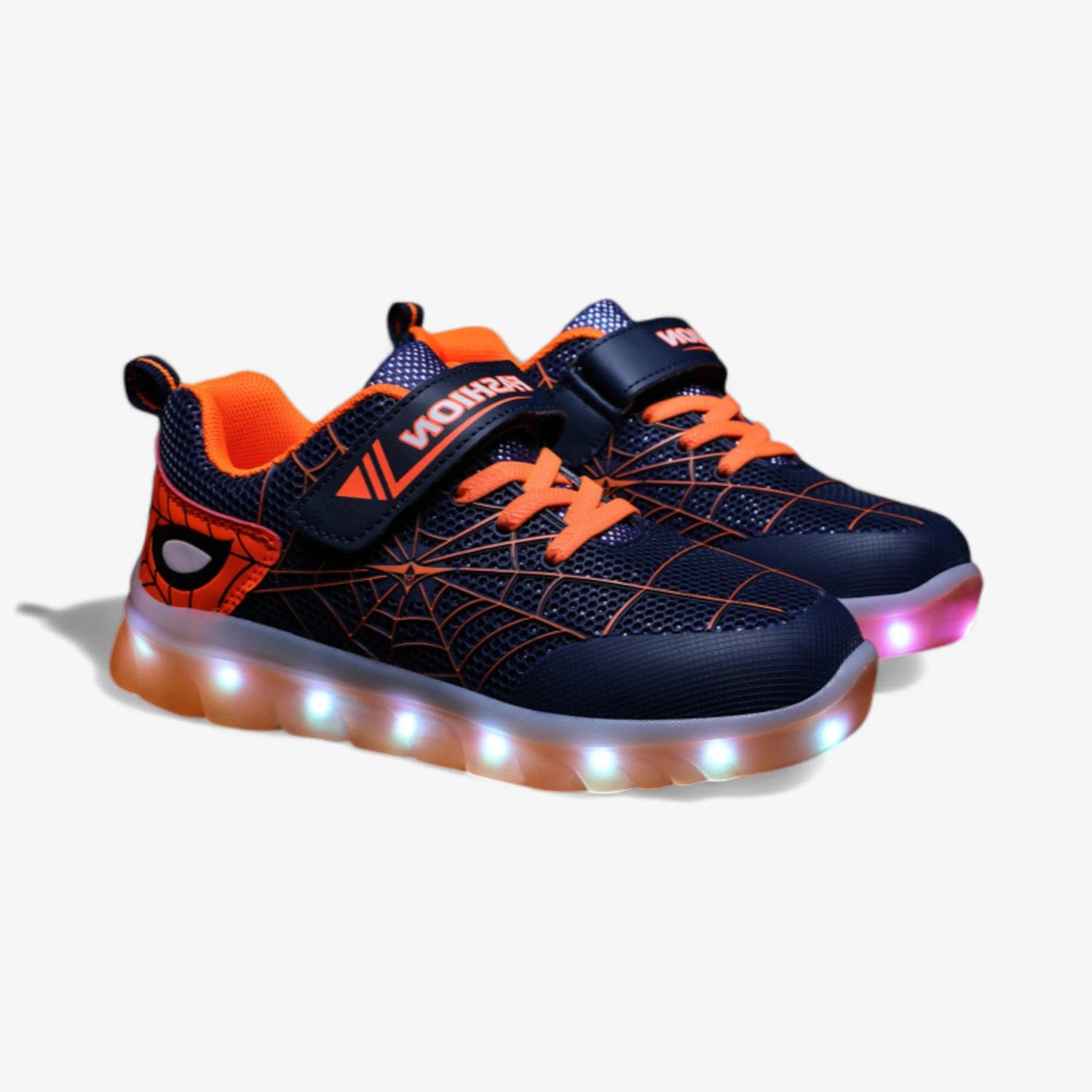 Tênis Infantil Spider Man com Led Recarregável