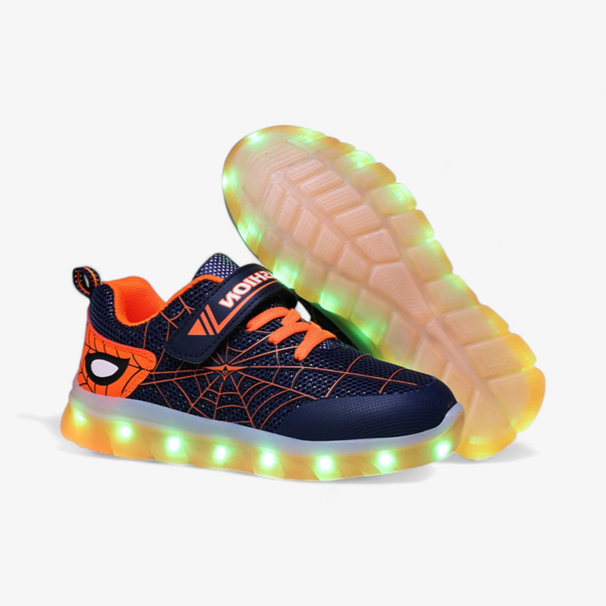 Tênis Infantil Spider Man com Led Recarregável